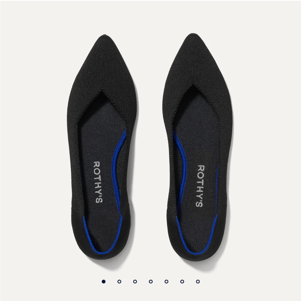 Black Rothy Flats